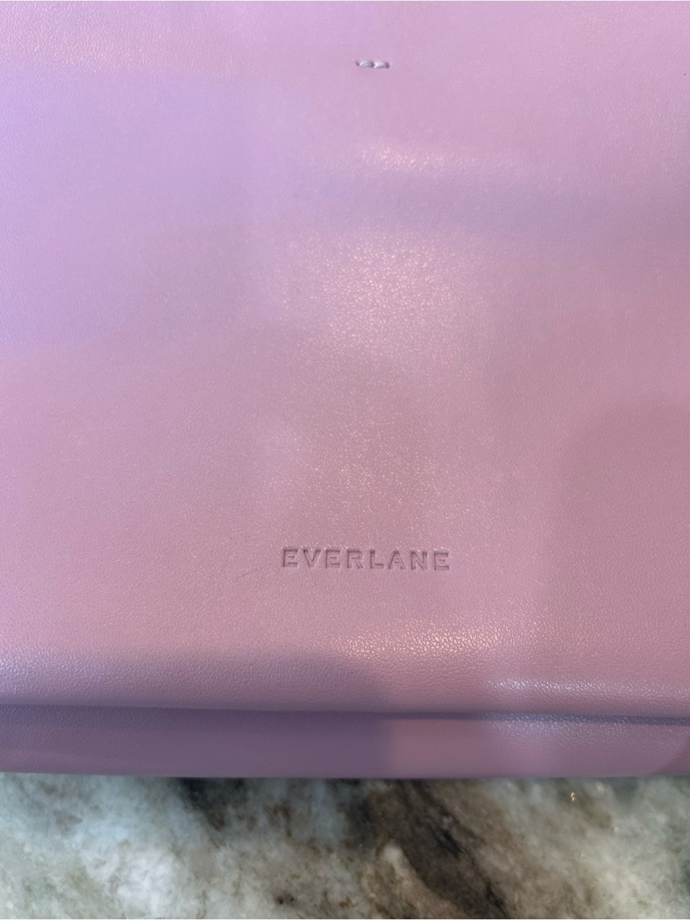 Everlane Lilac Pink the lunch box  Bag made in Italy a few scuffs wear
